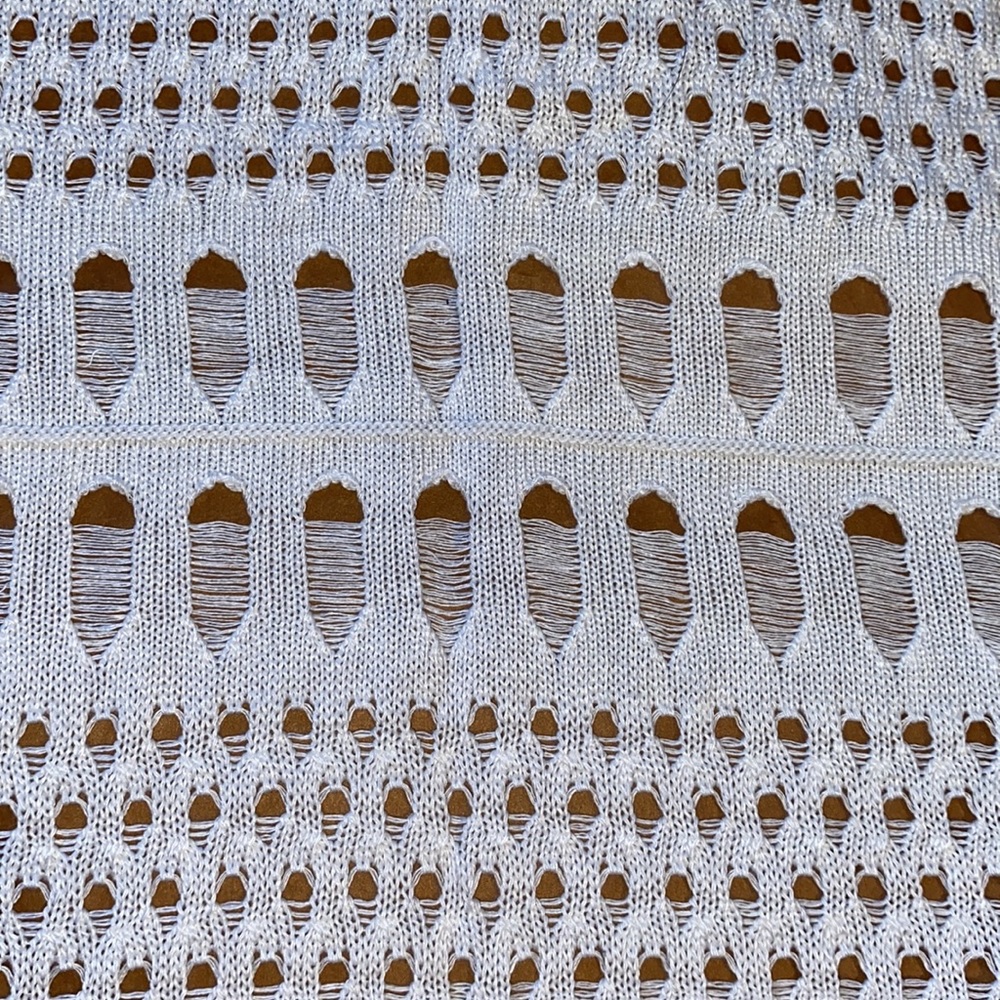 Elementz Sheer white sweater vest. Very lightweight size PM - Picture 14 of 14